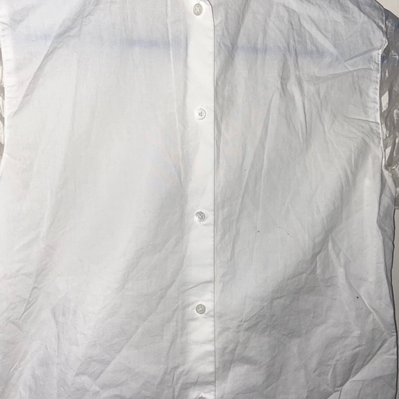 Madewell White Blouse with Back Buttons - Picture 4 of 4
